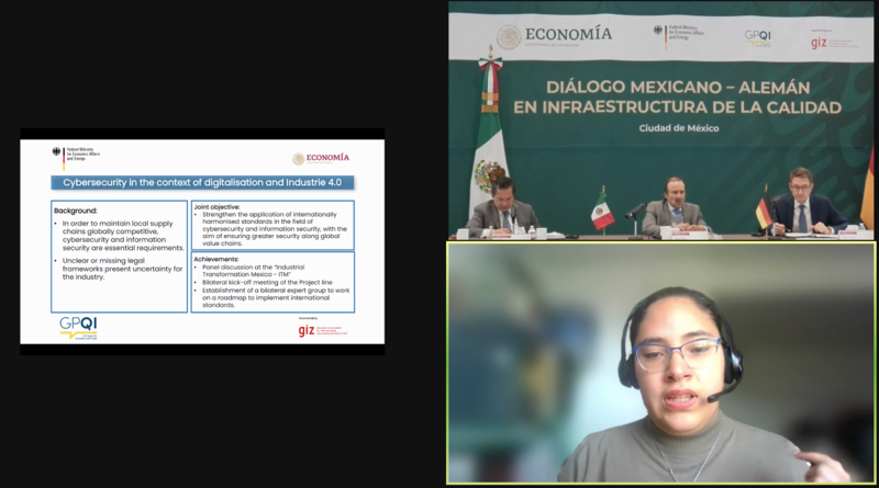 Guadalupe Vázquez (Siemens Mexico) informed about the development of a roadmap on internationally harmonised standards