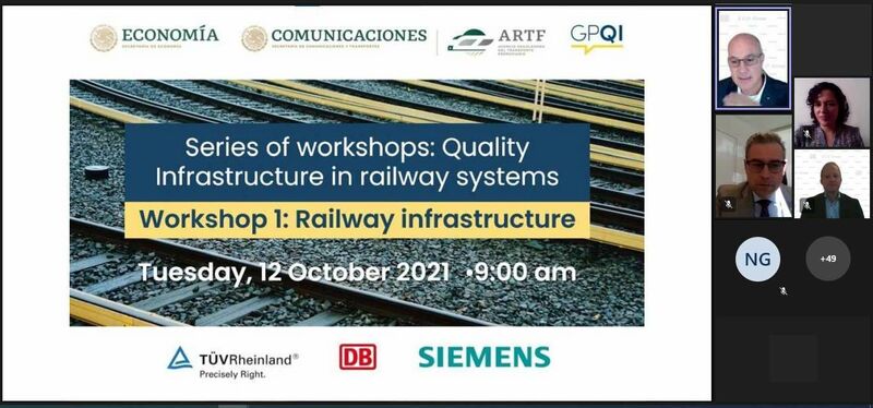 Screenshot image of the first workshop on railway infrastructure