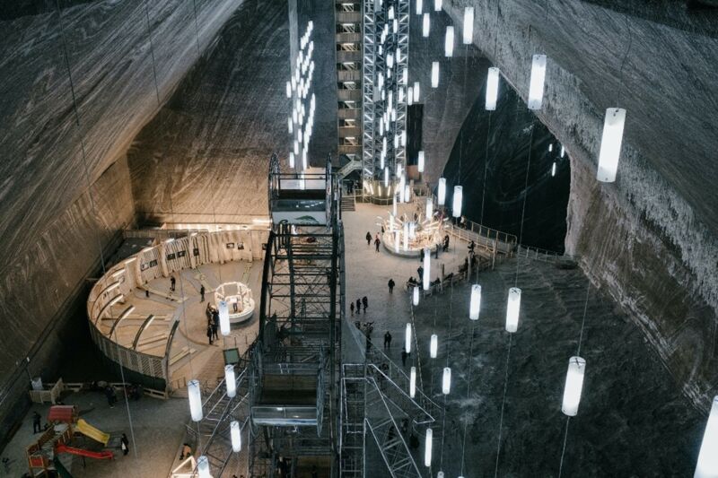 A look inside an underground salt mine. © Julia Volk / Pexels